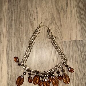 ⭐️Elegant Gold and‎ Brown Necklace⭐️